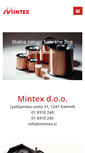 Mobile Screenshot of mintex.si